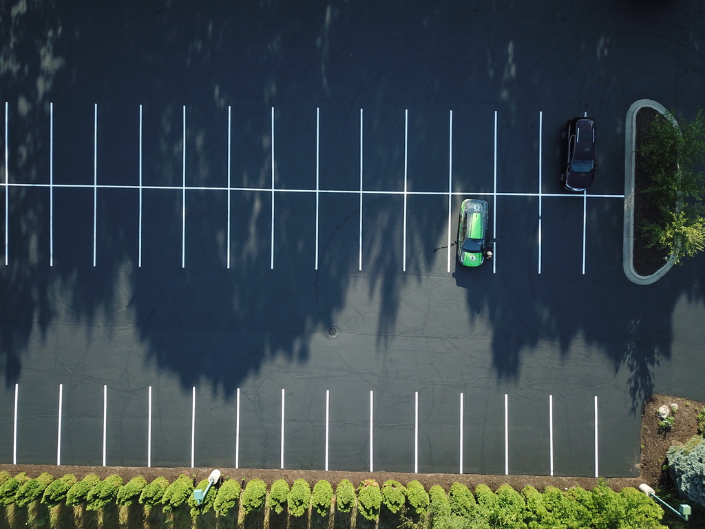 Regular Parking Lot Marking and Re-Striping | B&E