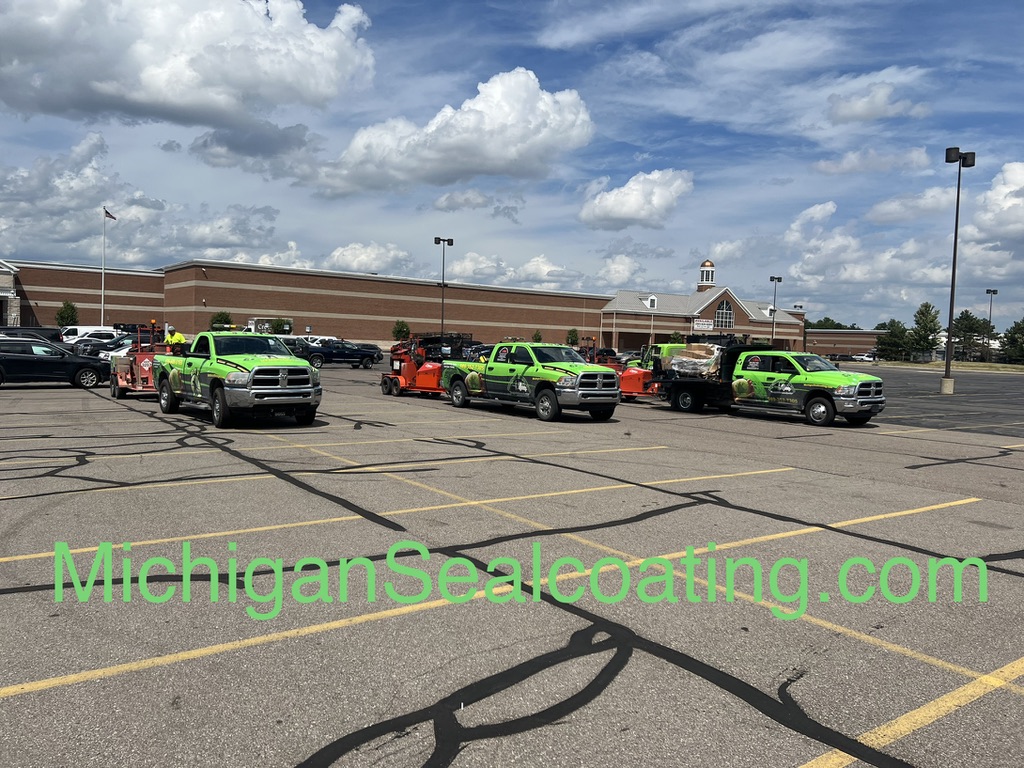 Asphalt Crack Repairs | B&E Coating
