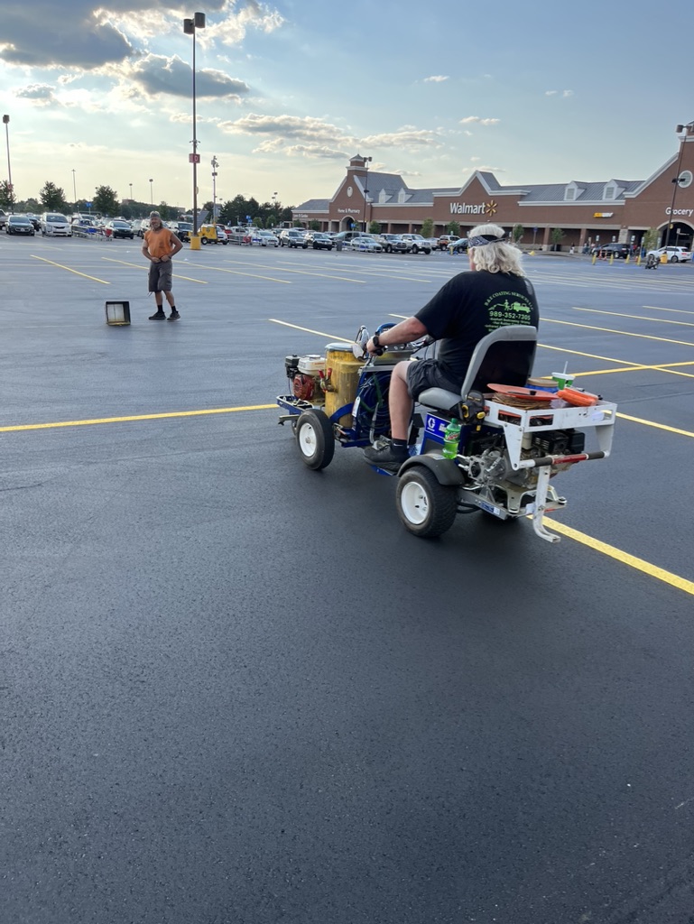 Preparing For Parking Lot Striping | B&E