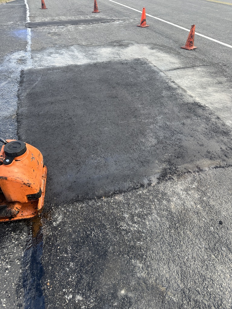 Perform a Winter Pothole Repair | B&E