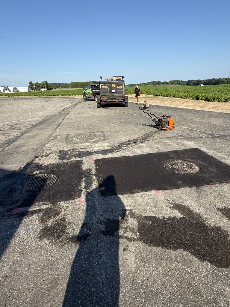 Infrared Asphalt Repair | B&E Coating