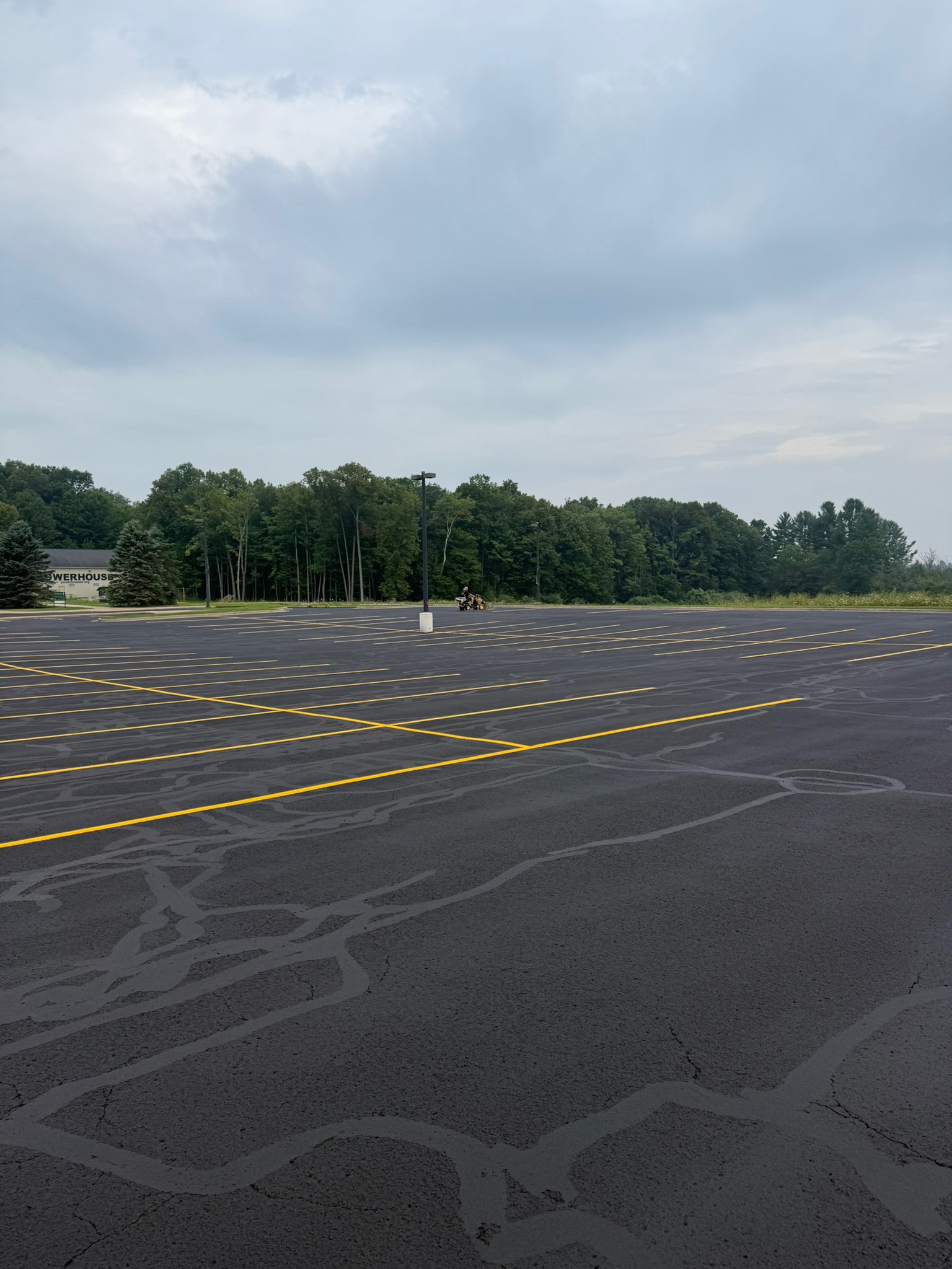 Parking Lot Line Striping Services | B&E Coating