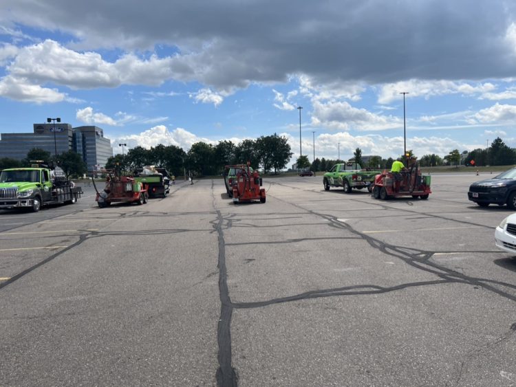 New Asphalt Cracks | B&E Coating