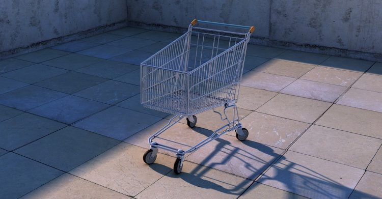 Disinfect Shopping Carts With High Hot Pressure Power Washing | B&E
