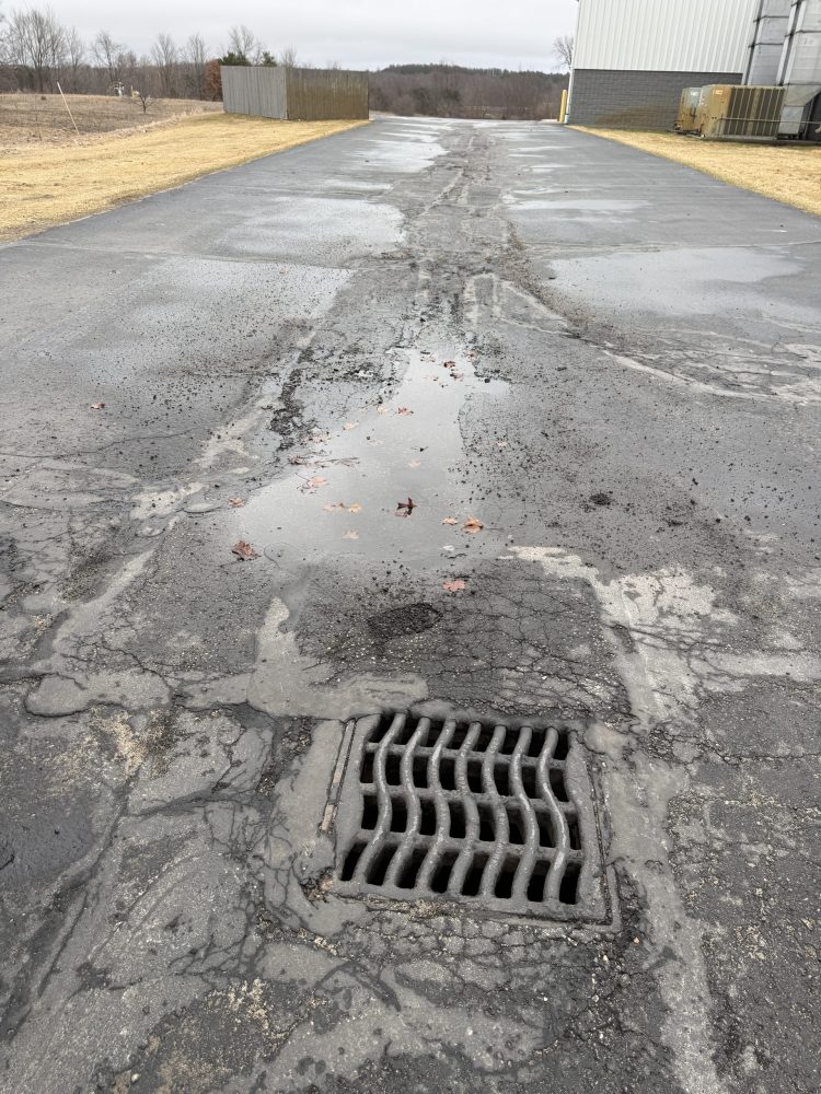 Snow Plow Damage | B&E Coating Services